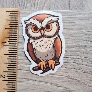 10/$10 Owl Sticker Bird Hoot Owlet Colorful Cartoon